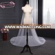 Real Picture Wedding veil long cathedral one layer lace appliques sequins tulle wedding accessories bridal veils