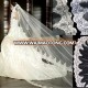 3 Meters Lace Applique Wedding Veils Long Cheap China Cathedral Train Bridal Veils with Comb Wholesale