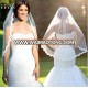 Short Bridal Veils Lace Cheap White/Ivory Wedding Bridal Veil with Tomb